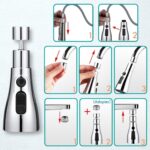 Tap Extender for Kitchen Sink Faucet Aerator