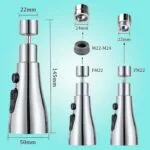 Tap Extender for Kitchen Sink Faucet Aerator